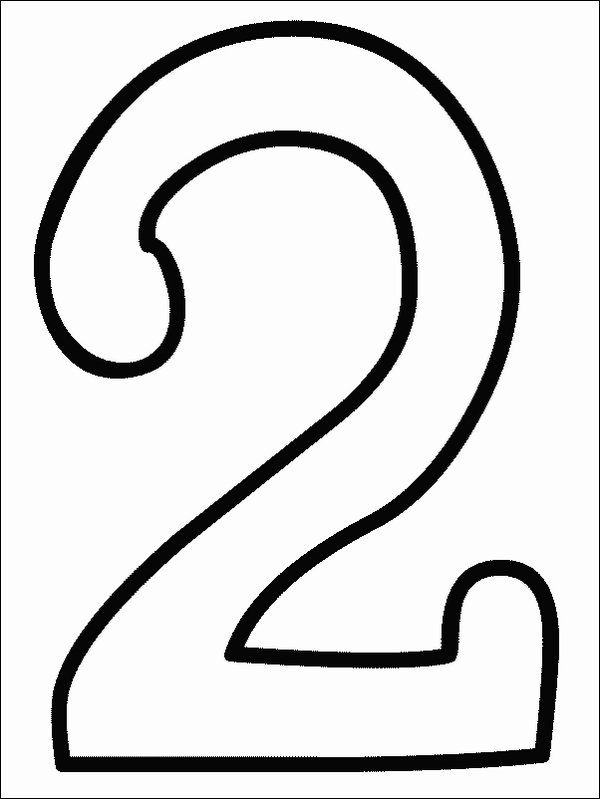 Numbers coloring pages