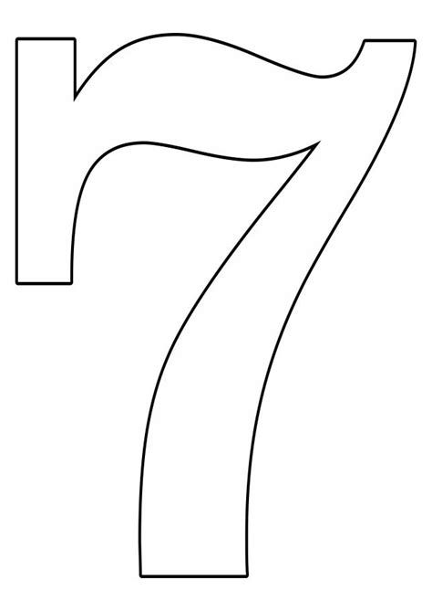 Molde o plantilla de numero uno numeros para imprimir stencils numbers color