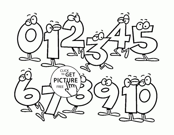 List of funny numbers coloring pages for kids counting numbers printables free