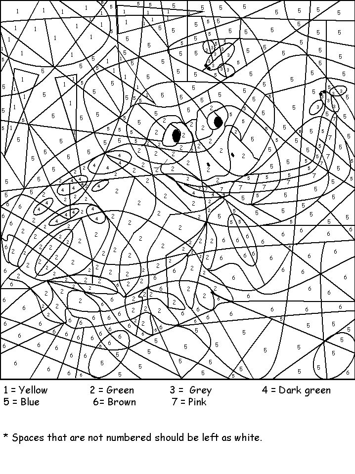 Color by number printables math coloring color by number printable color by numbers