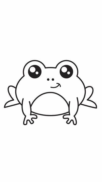 Frog drawing how to draw a cute frog easy step by step frog drawin how to draw a cute frog
