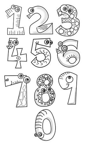 Numeros para colorear math coloring worksheets math coloring coloring books