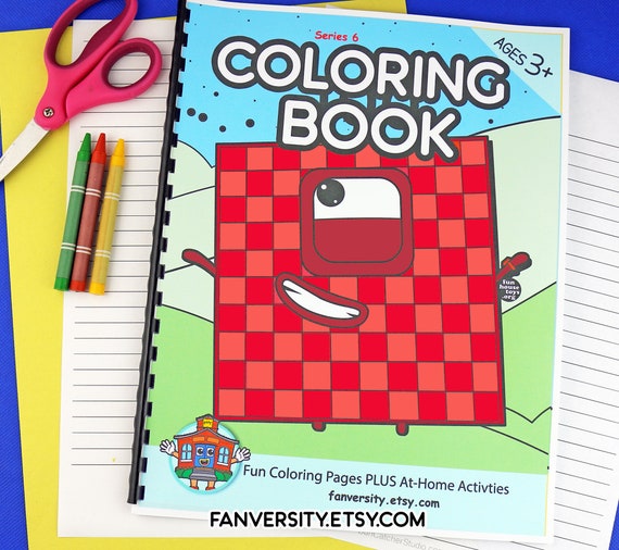 Libro para colorear del nãºmero al imprimir