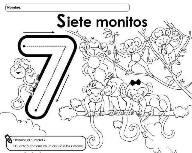 Los nãºmeros para imprimir del al nãºmeros actividades divertidas de matemãticas