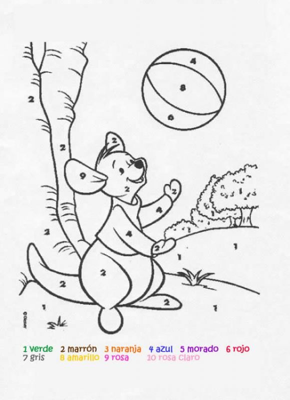 Âââ colorear por numeros coloring pag cute coloring pag disney coloring pag
