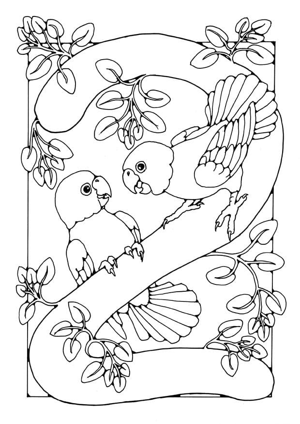 Desenho para colorir nãºmero