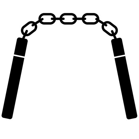 Nunchaku cliparts stock vector and royalty free nunchaku illustrations