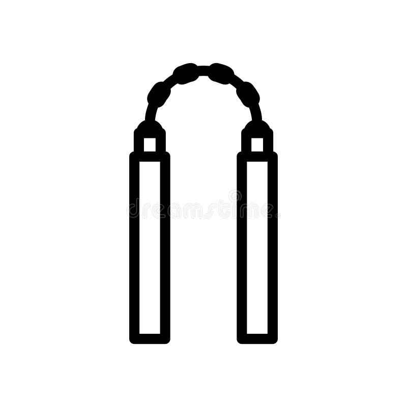 Nunchucks stock illustrations â nunchucks stock illustrations vectors clipart