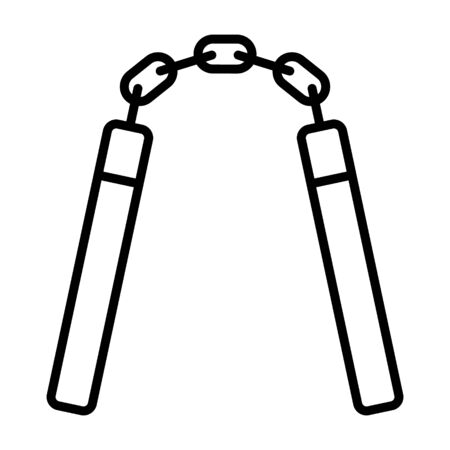 Nunchakus cliparts stock vector and royalty free nunchakus illustrations