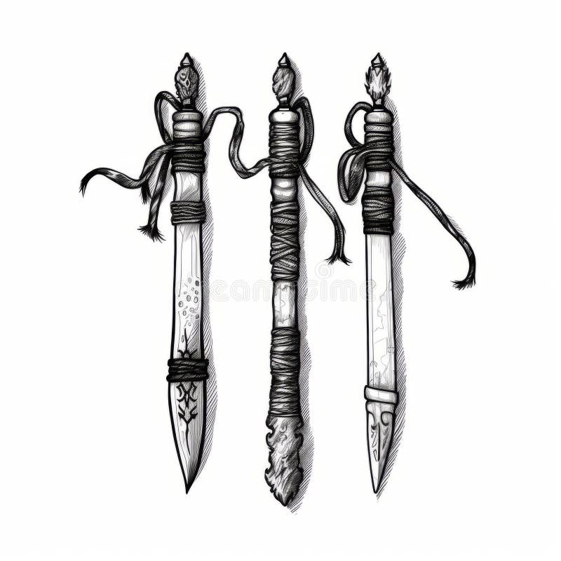Nunchucks stock illustrations â nunchucks stock illustrations vectors clipart