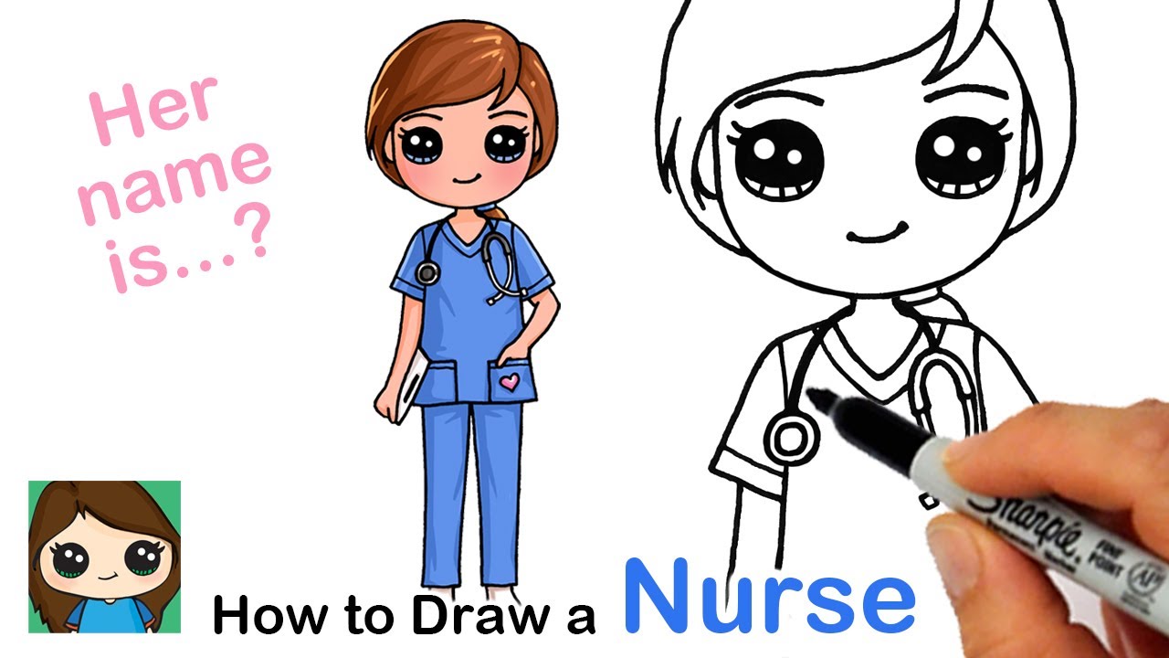 How to draw a nurse âï health care provider