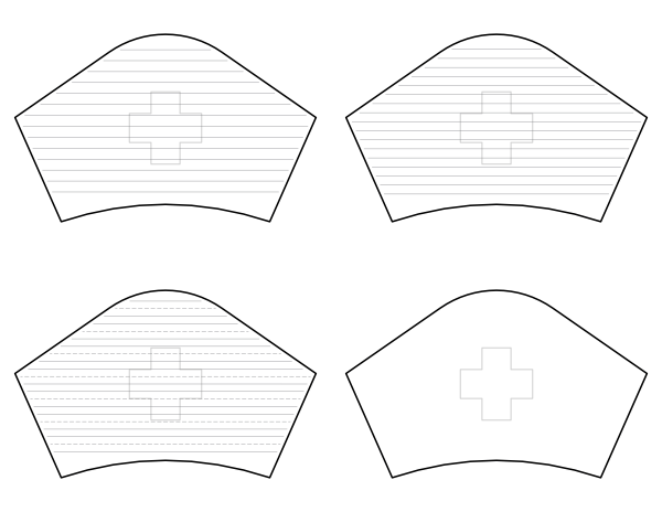 Free printable nurse hat