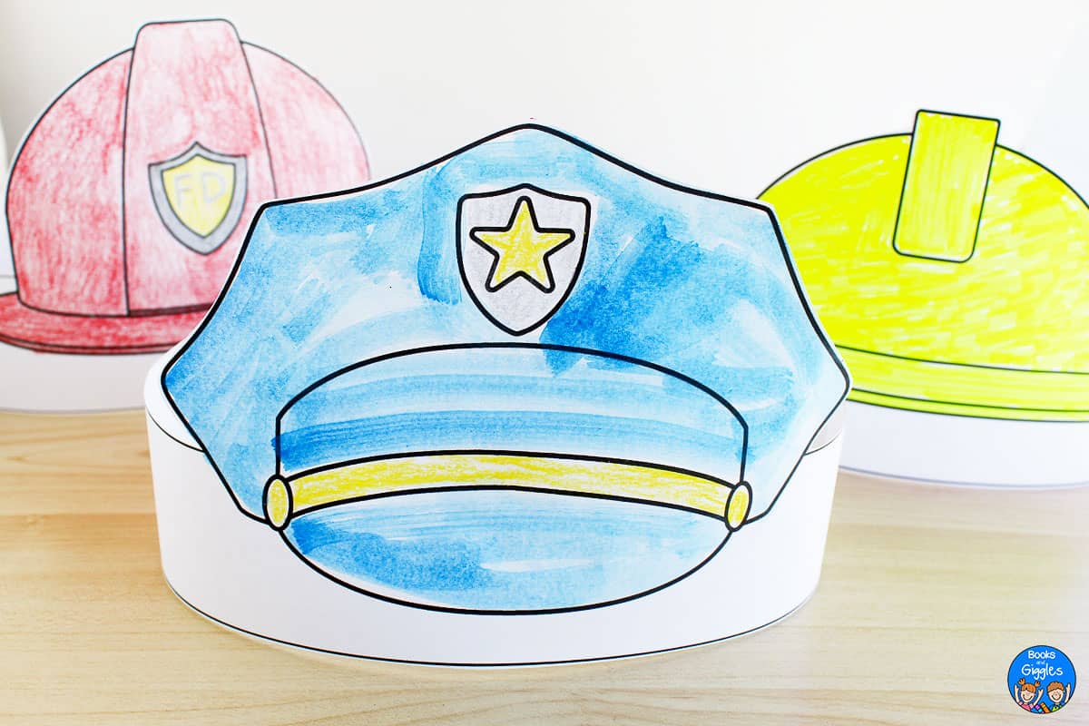 Munity helper hats free printable