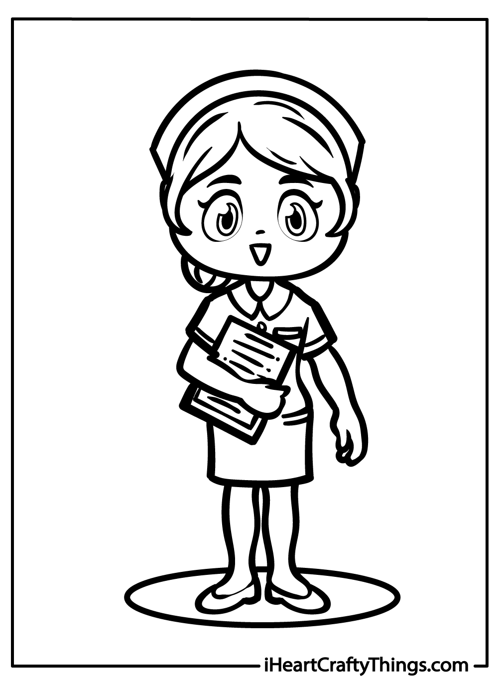 Nurse coloring pages free printables