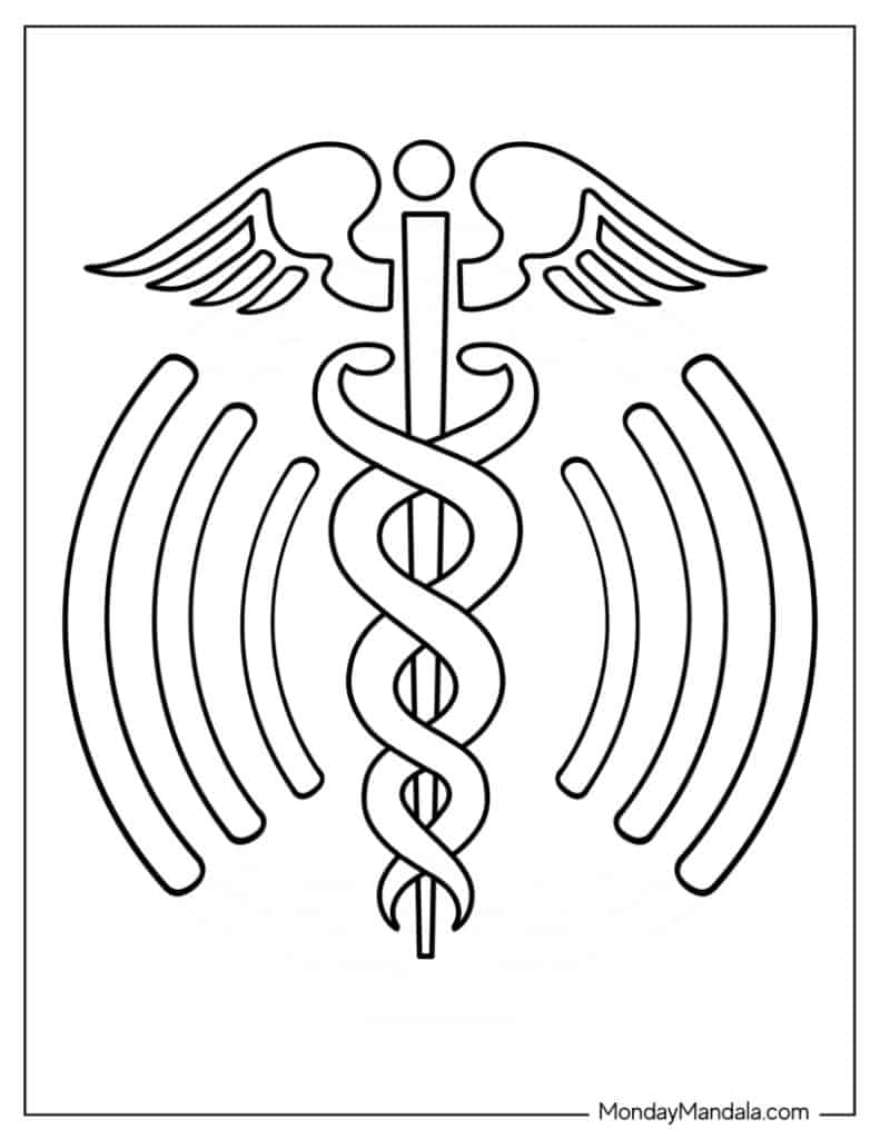 Doctor nurse coloring pages free pdf printables