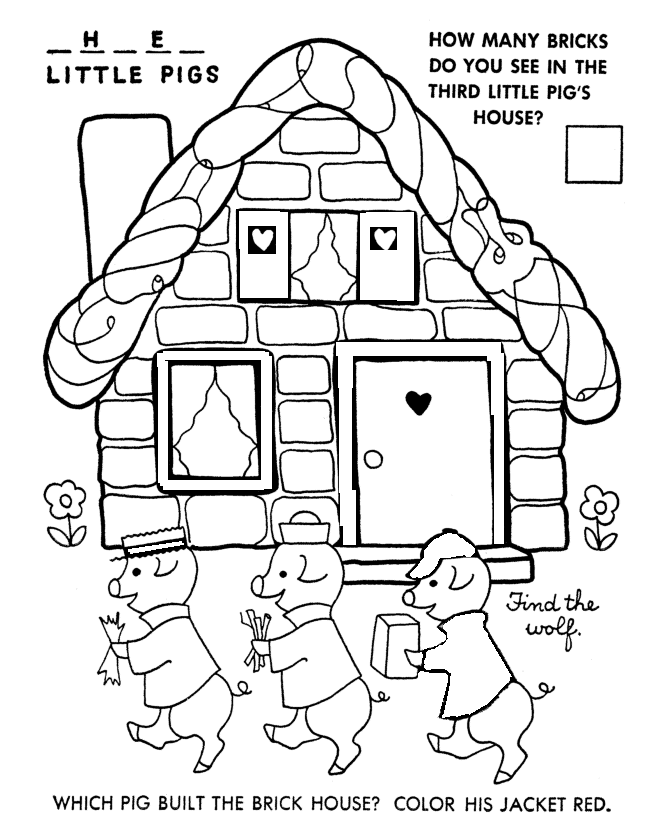 Nursery rhymes coloring page sheets