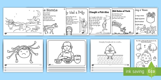 Nursery rhyme louring nursery rhymes pictures to lour