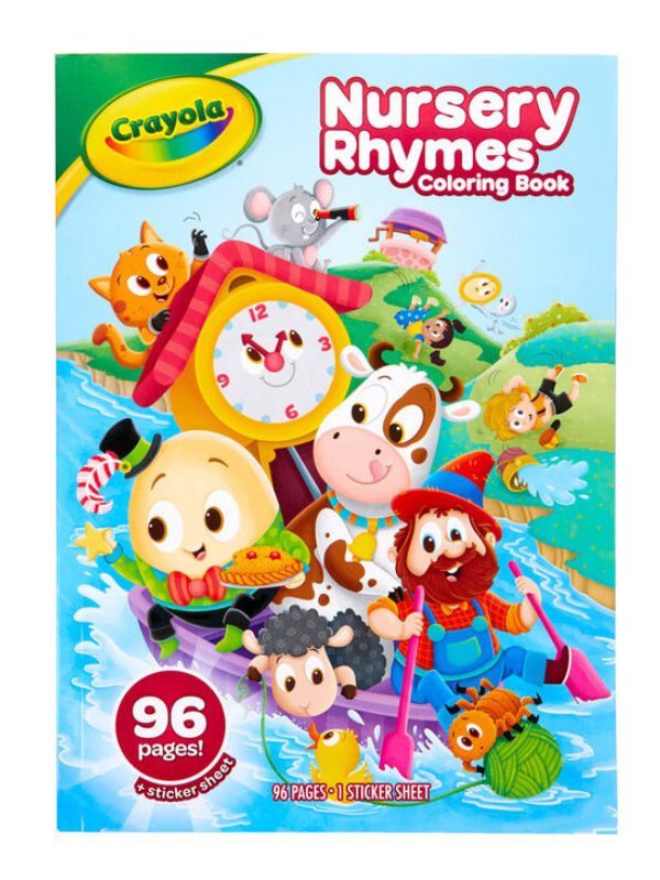 Nursery rhymes colouring book