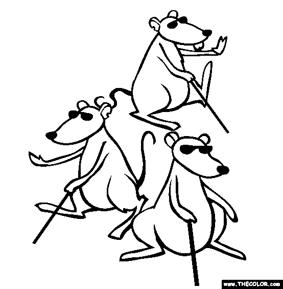 Nursery rhyes online coloring pages