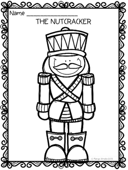 The nutcracker ballet coloring pages by margo stratis tpt