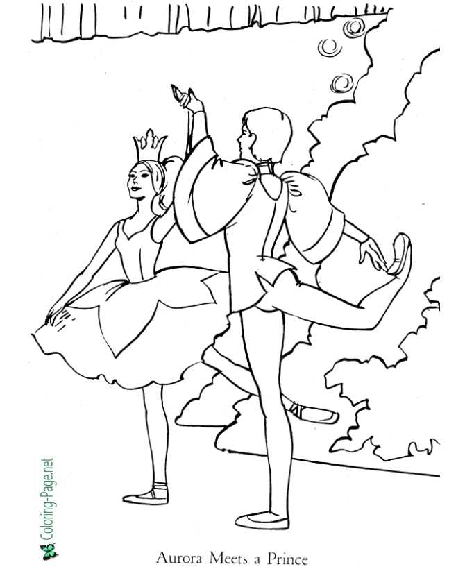 Ballet coloring pages