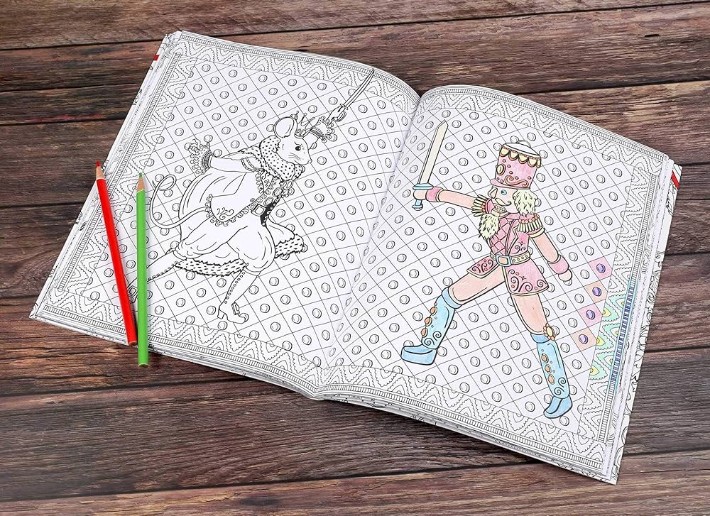 The nutcracker a coloring book classic coloring book dumas alexandre hoffmann e t a books