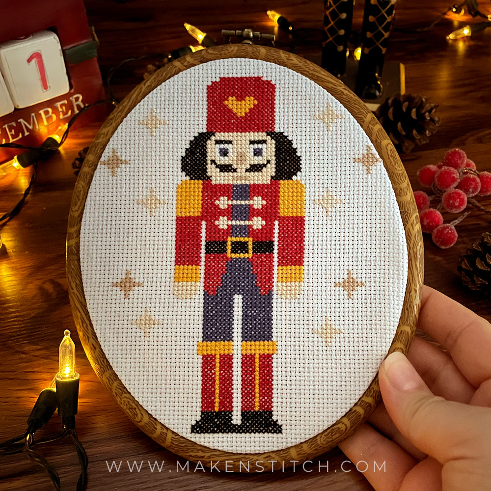 Cross stitch pattern for christmas the nutcracker