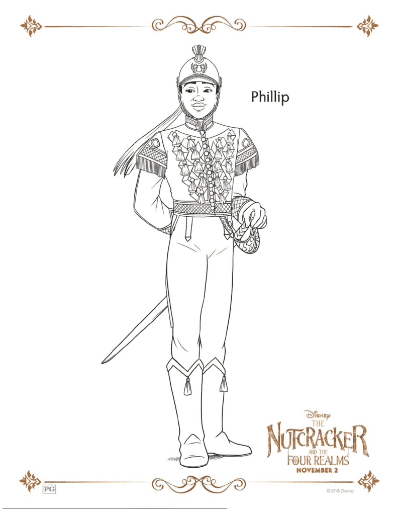 The nutcracker and the four realms free coloring pages