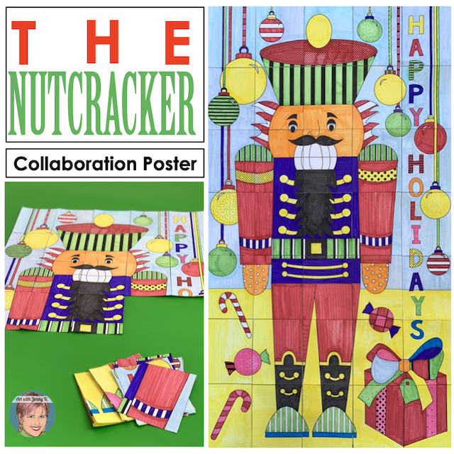 Nutcracker ballet activity the nutcracker collaboration door poster