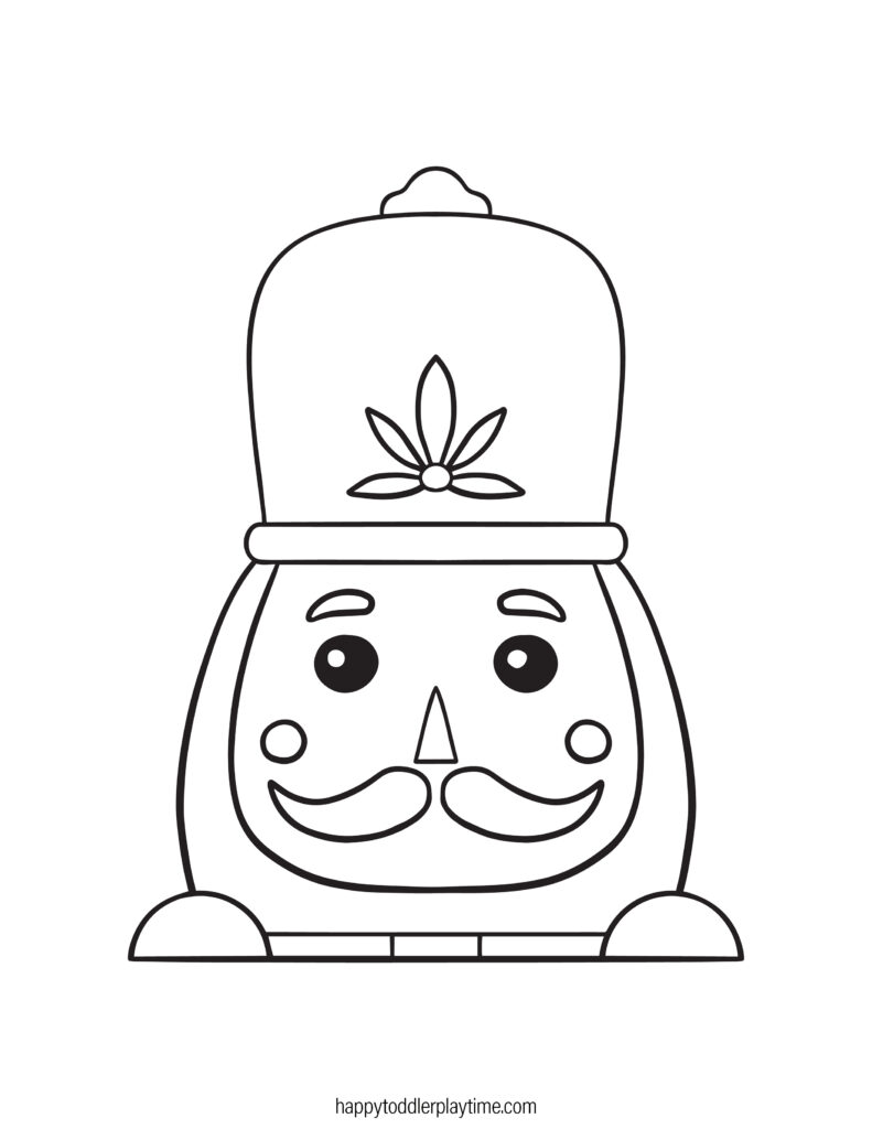 Free printable christmas nutcracker coloring pages