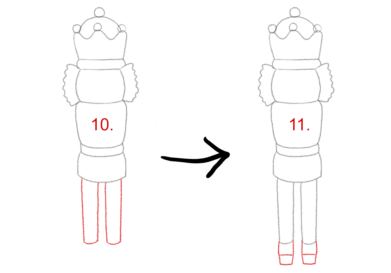 How to draw a nutcracker design school