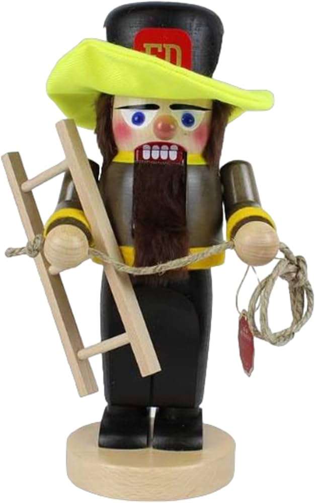 Steinbach chubby nutcracker collection fireman home kitchen