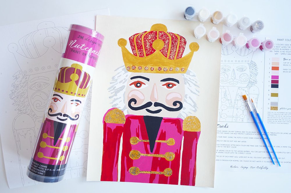 Jennifer mccully nutcrackers paint by number kits and home decor