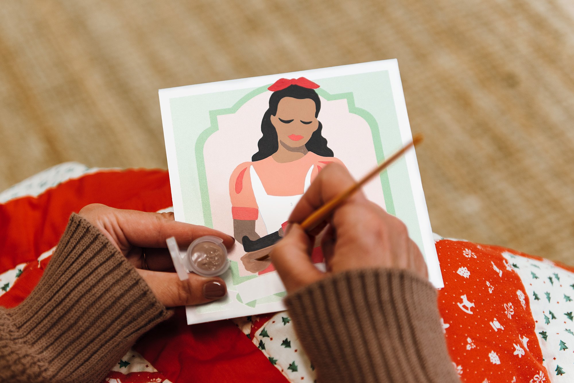 Nutcracker clara mini paint
