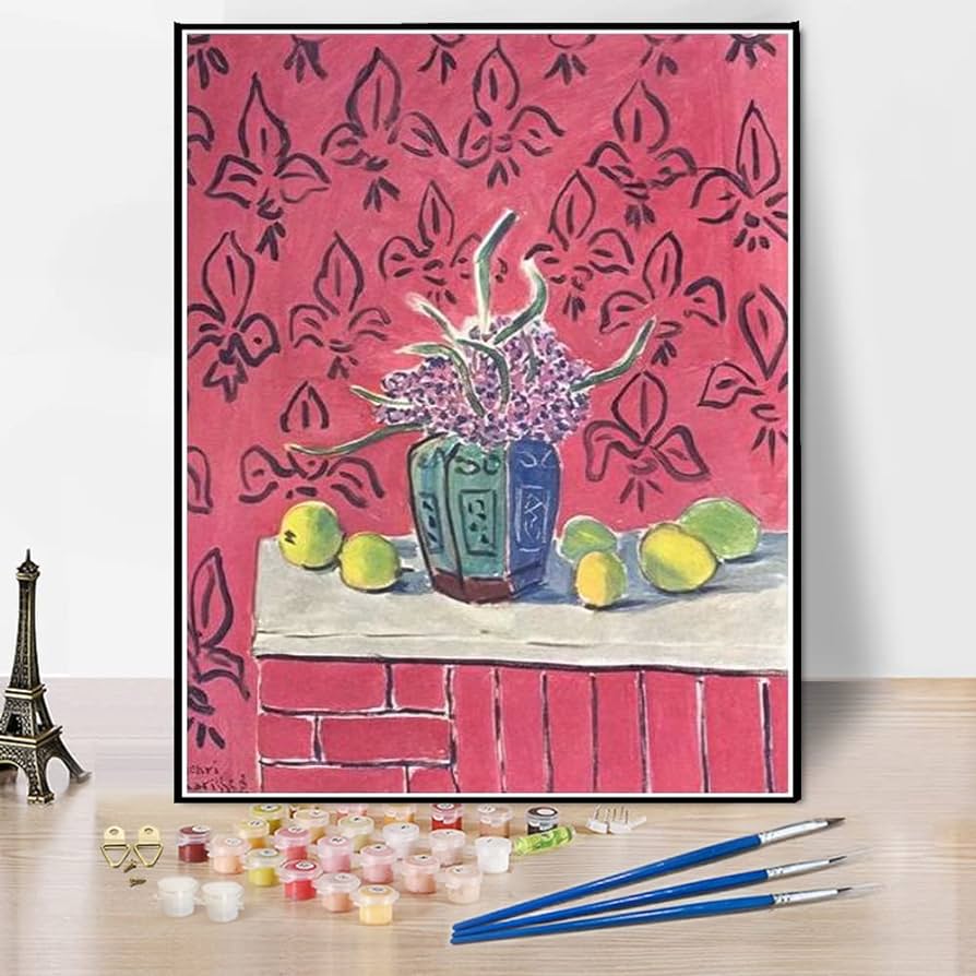 Paint by numbers for adult kits still life with nutcracker painting by henri matisse diy painting paint by numbers kits on canvas