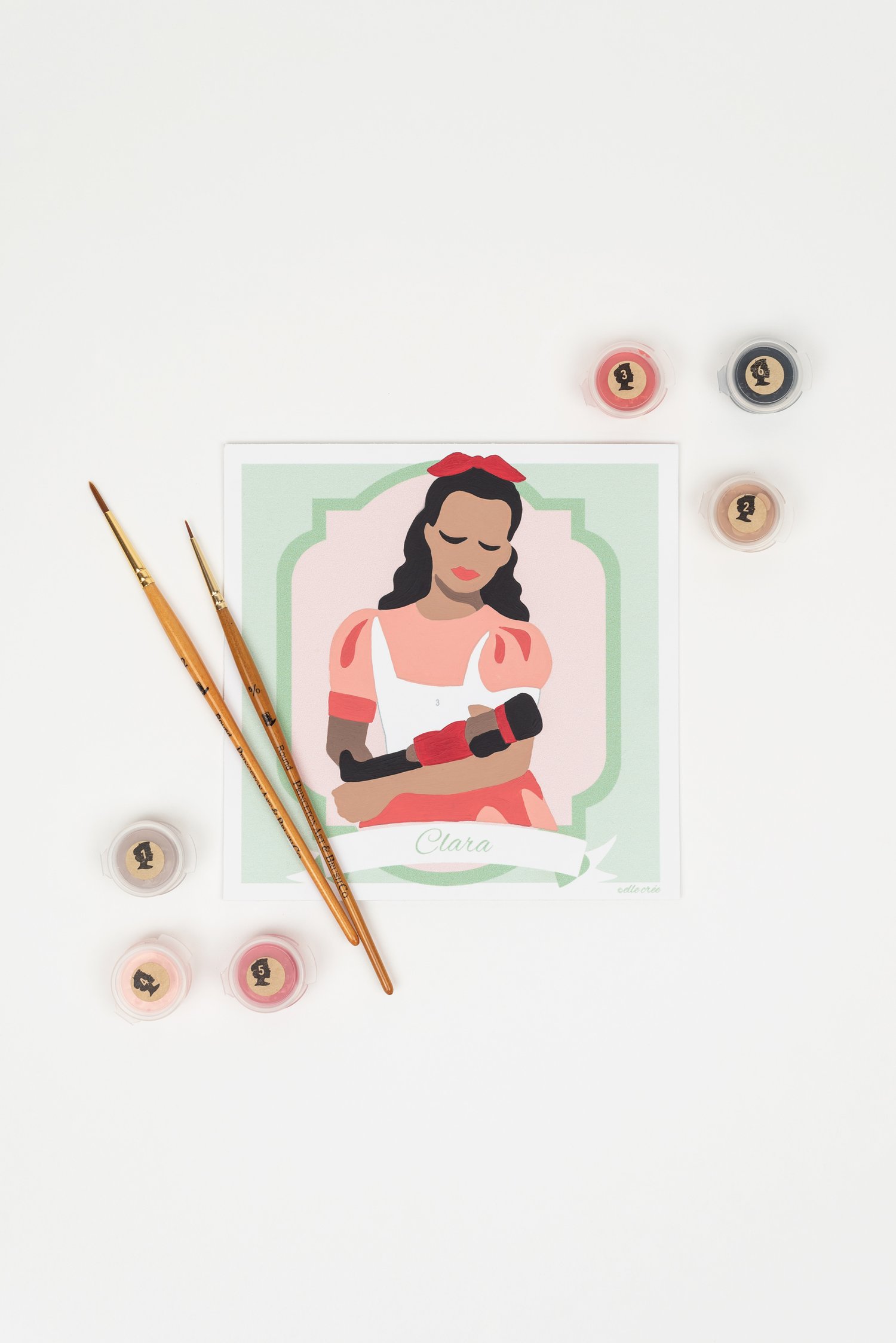Nutcracker clara mini paint