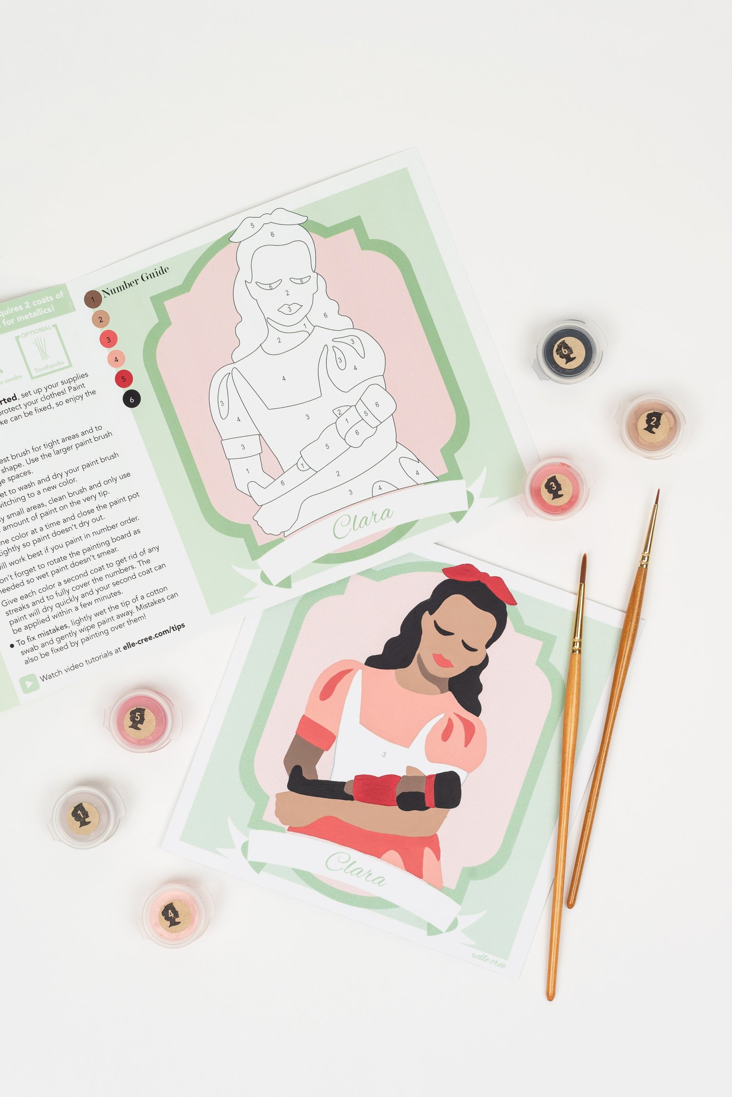 Nutcracker clara mini paint