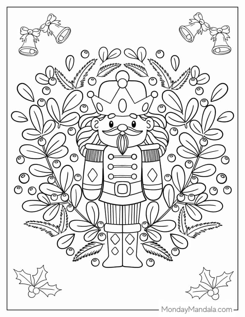 Nutcracker coloring pages free pdf printables
