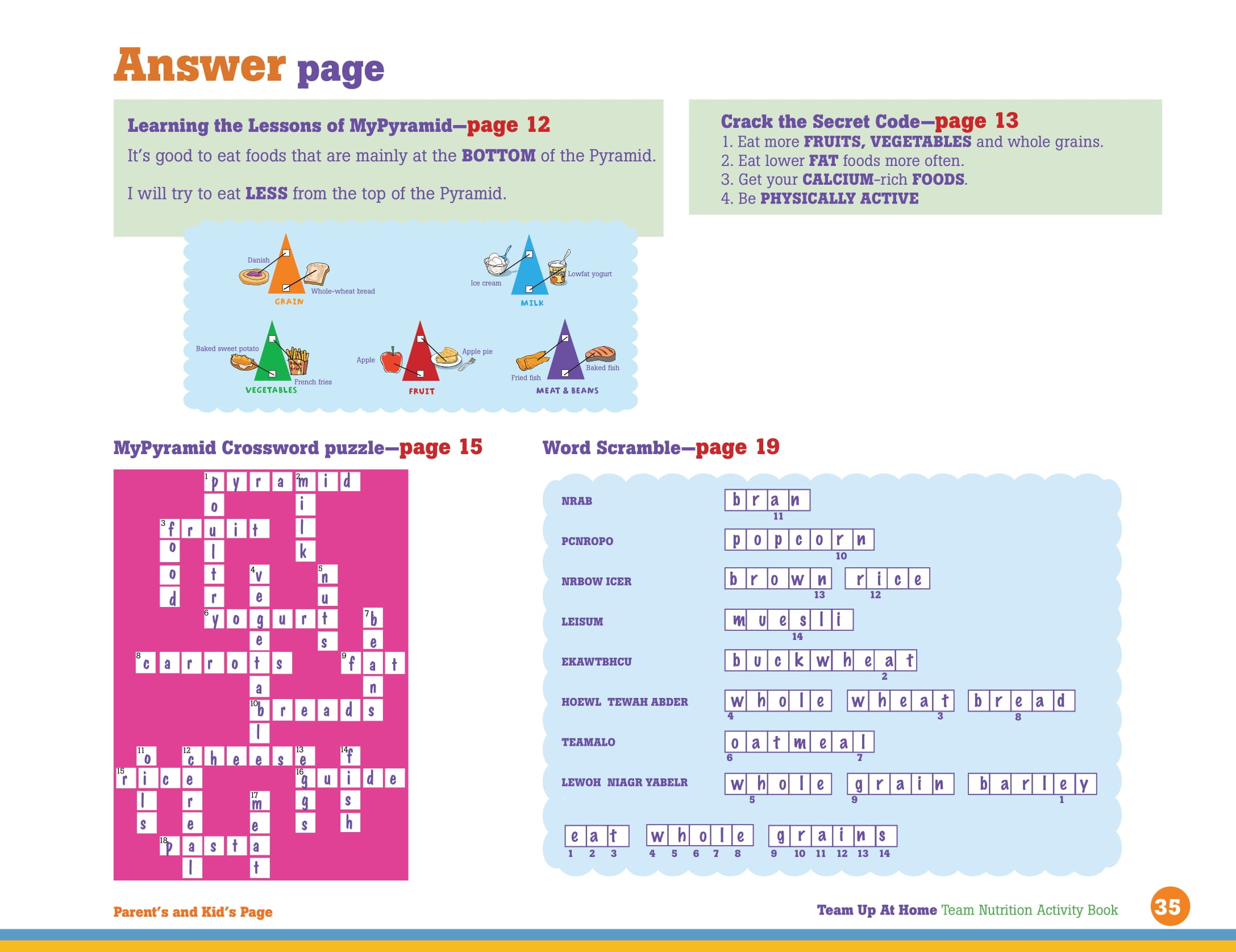 Puzzle answers free printable puzzle games