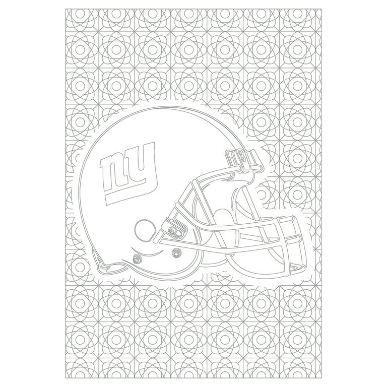 In the sports zone nfl adult coloring book new york giants