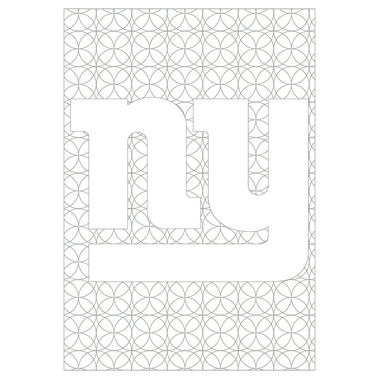 In the sports zone nfl adult coloring book new york giants