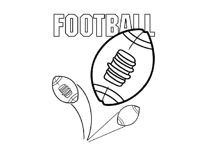 Football coloring pages