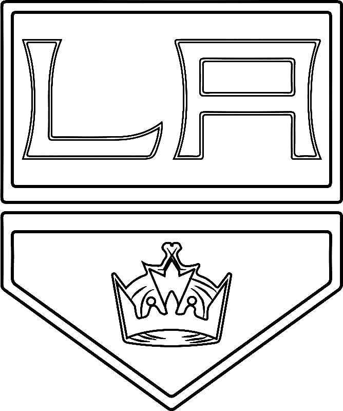 New york rangers logo coloring page