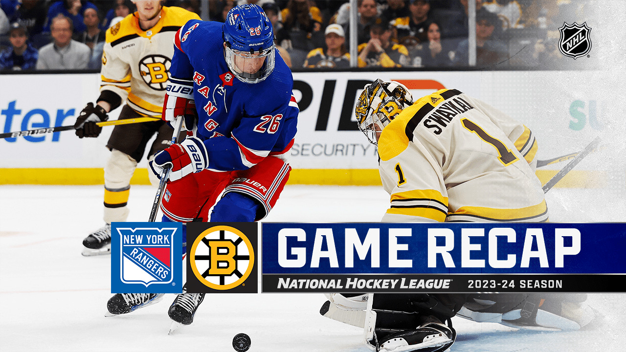 Bruins fall to rangers in overtime in battle of easts best boston bruins