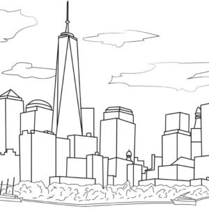 New york coloring pages printable for free download