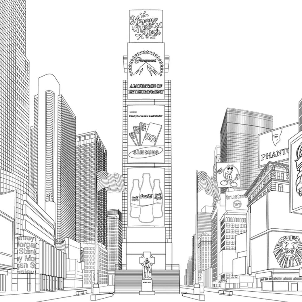 Color nyc coloring book â lockwood shop