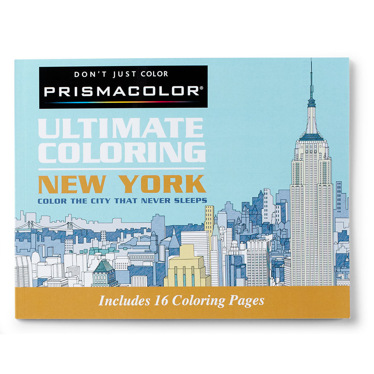 Prismacolor new york adult coloring book pages