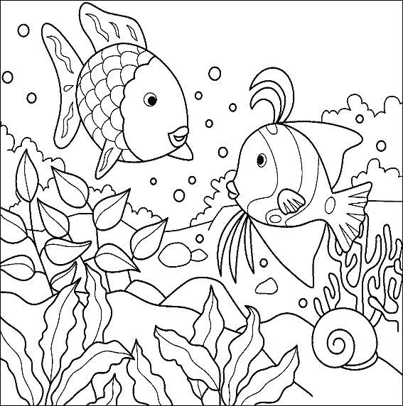 Free printable ocean coloring pages for kids ocean coloring pages rainbow fish coloring page fish coloring page
