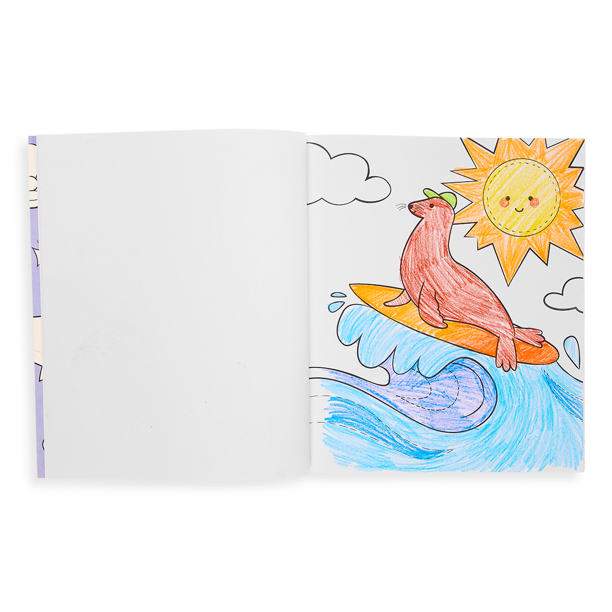 Outrageous ocean coloring book
