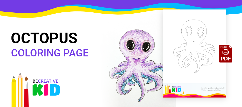 Octopus drawing